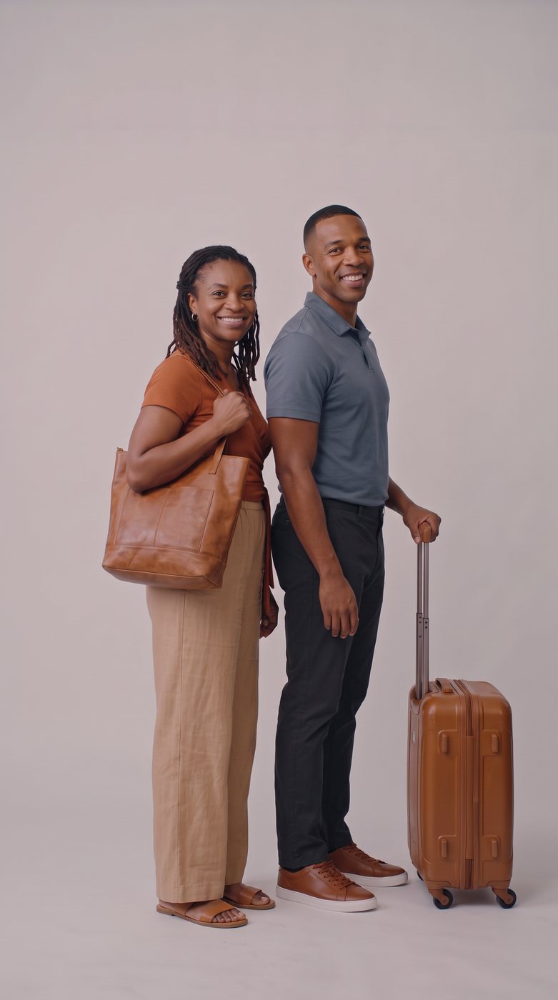 Mom and Dad · three-quarter